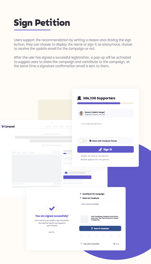 Campoal - Petition and Fundraising WordPress Theme - 6