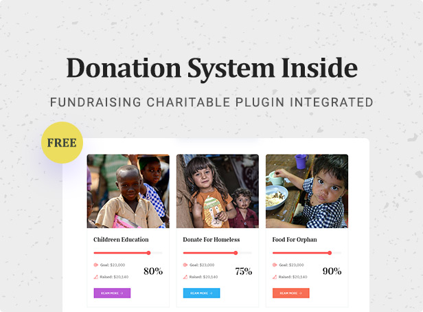 Nusafe | Responsive WordPress Theme for Donation & Charity - 5