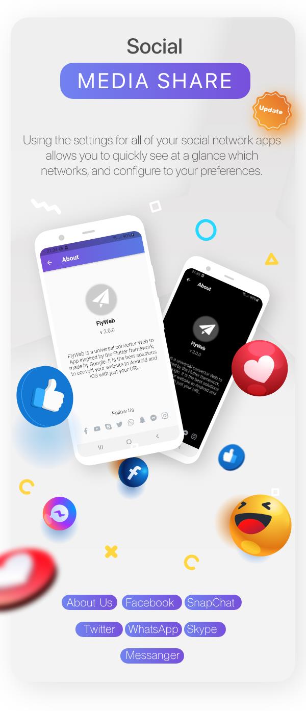 FlyWeb for Web to App Convertor Flutter + Admin Panel - 20