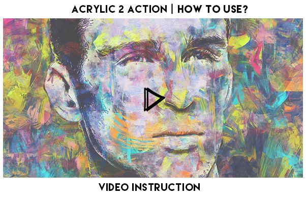 Acrylic 2 Photoshop Action - 1