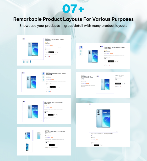 07+ Remarkable Product Layouts For Various Purposes