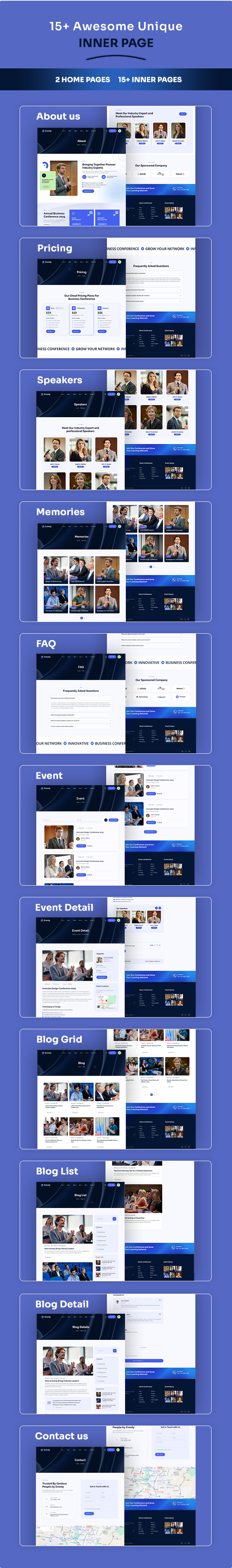 Evenly - Conference & Event HTML Template - 3