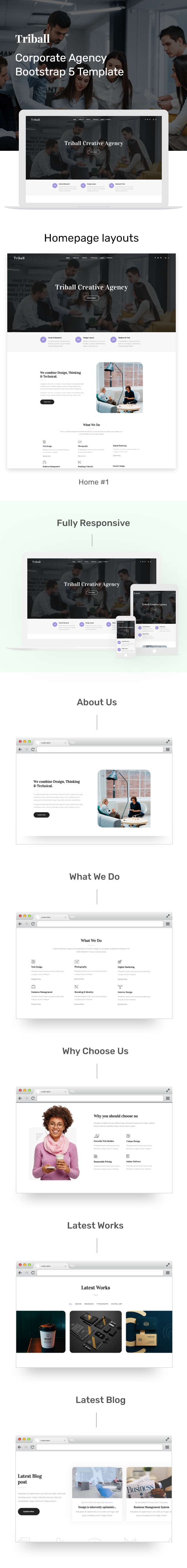Triball - Corporate Agency Bootstrap 5 Template - 1