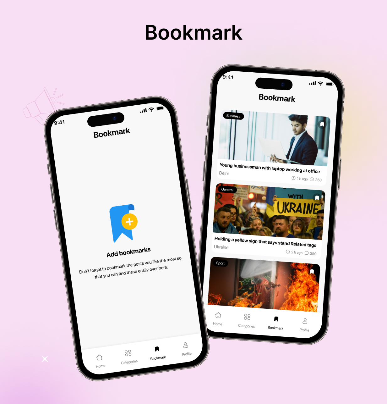 QuickNews UI Template: News App in Flutter 3.x (Android, iOS) UI template - 11
