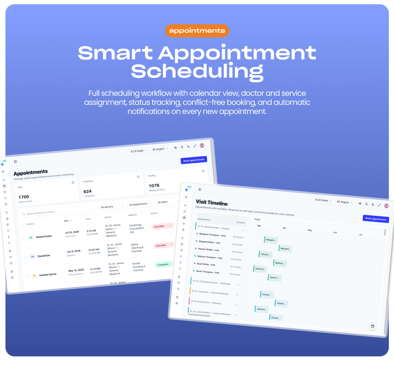 SCREENSHOT Appointment Calendar