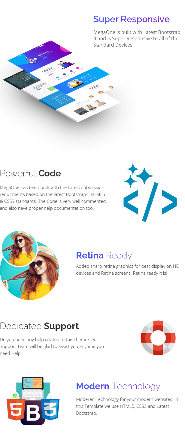 responsive and retina powerful code