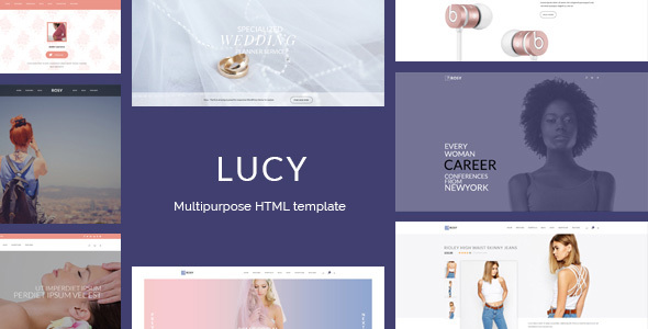 Lucy - Female readers focused multipurpose HTML template