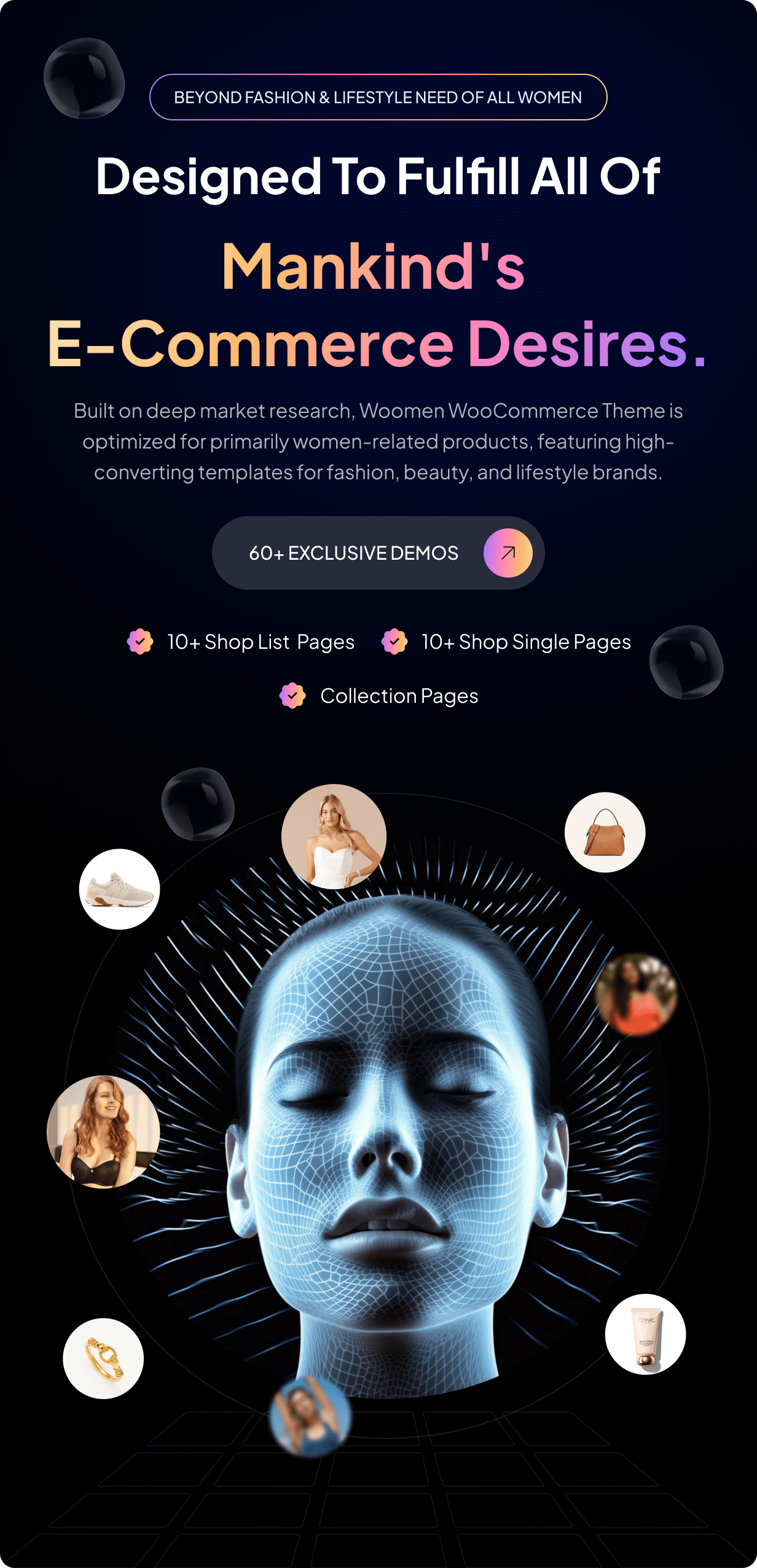 WooMen – Fashion & Multipurpose eCommerce Figma Template - 1