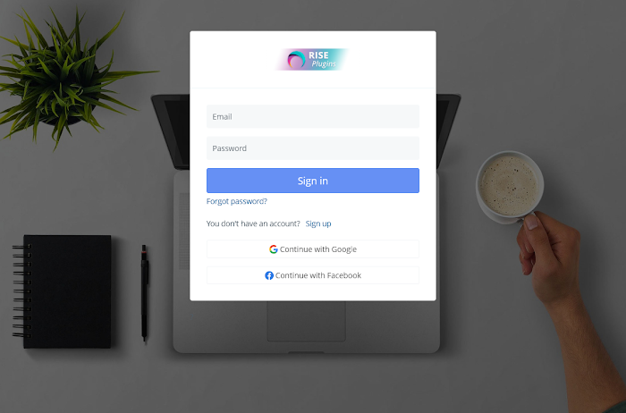 Social Login for RISE CRM