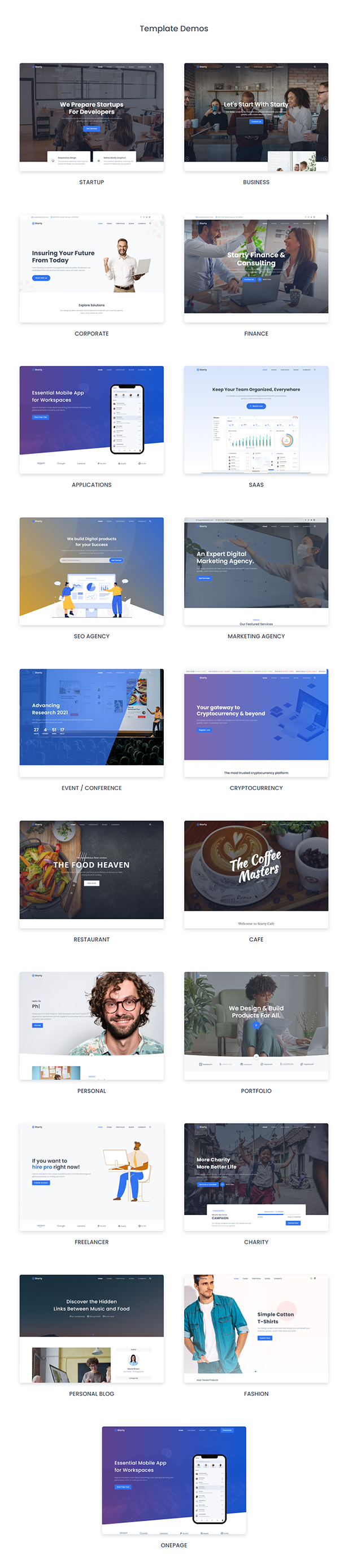 Starty - Bootstrap 5 Multipurpose Template - 2