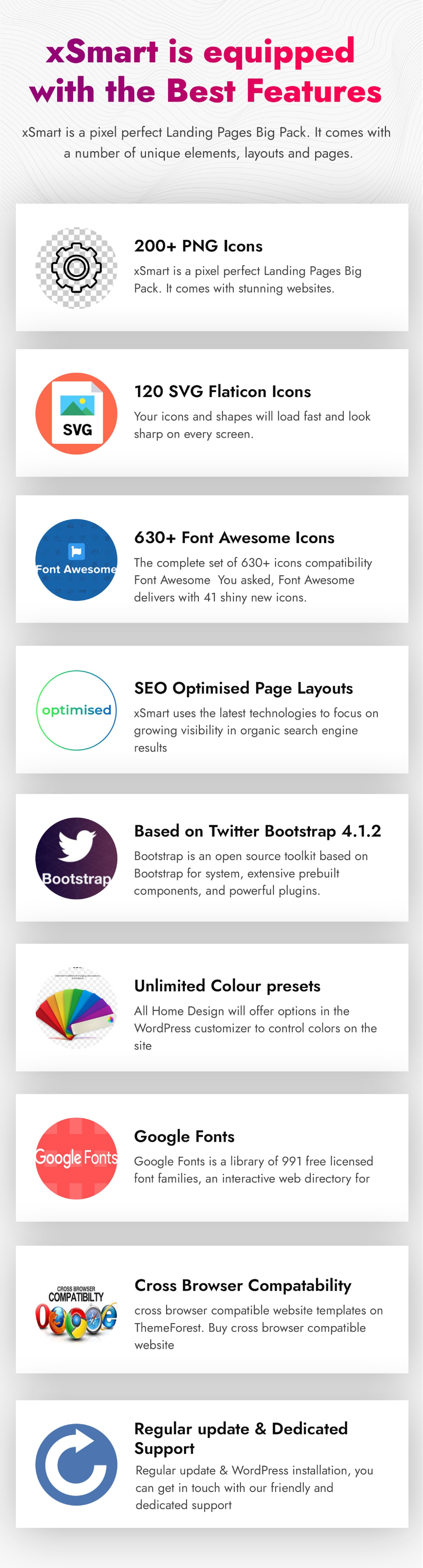 xSmart - App Landing Page WordPress Theme in Tech Presentation, Promo Marketing & Advertising Agency - 3