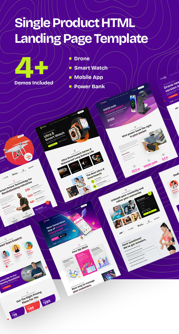 Promix - Single Product HTML Landing Page Template - 1