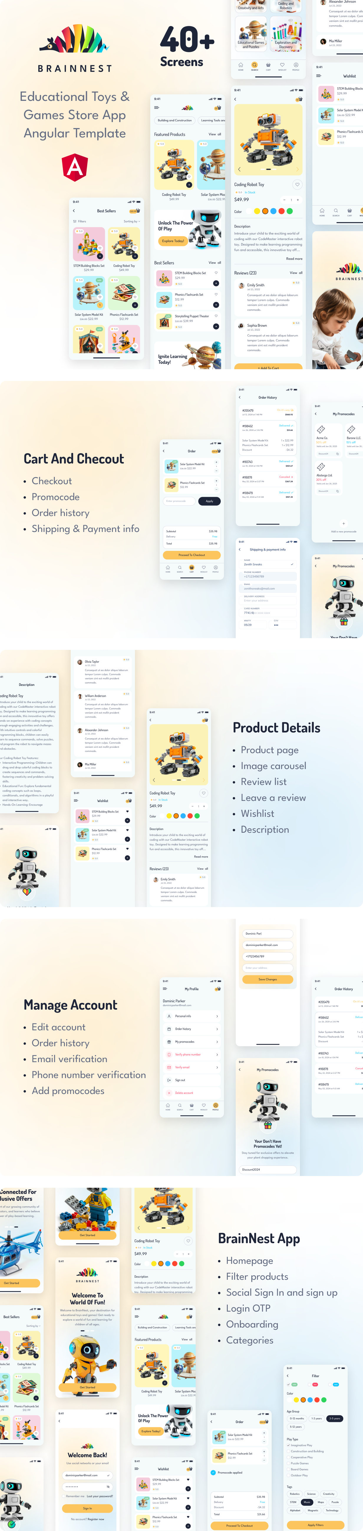 BrainNest - Educational Toys & Games Store Angular Mobile App | PWA with Laravel Backend - 4