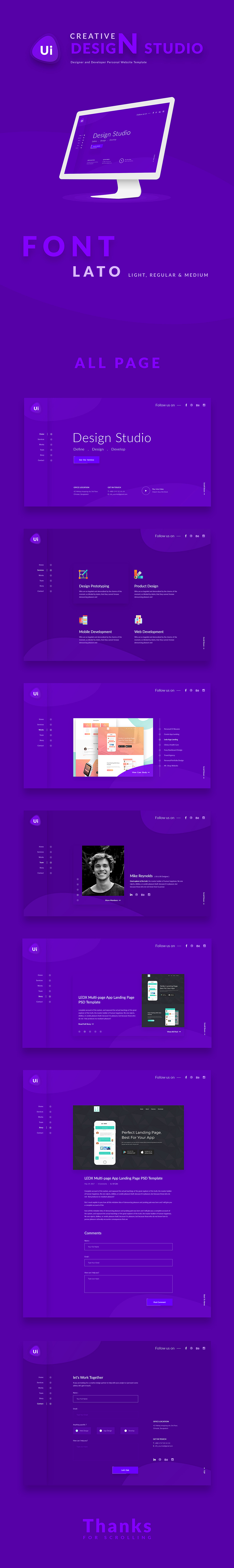 Design Studio - Creative Agency Sketch Template - 2
