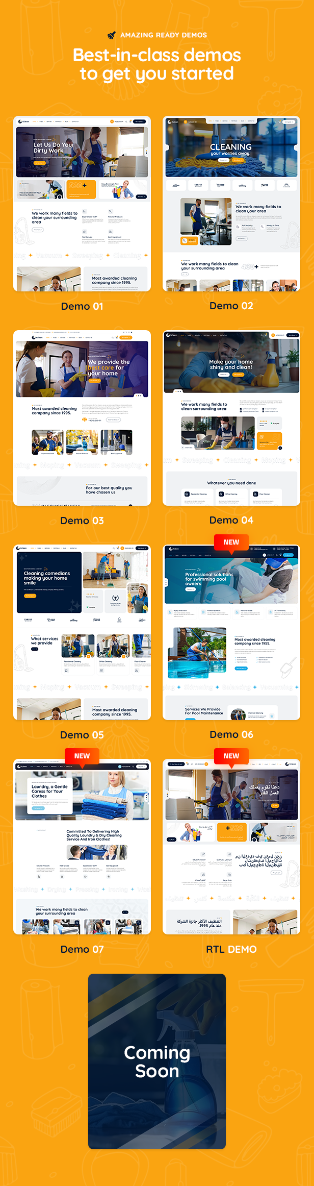 Xcleen - Cleaning Services WordPress Theme