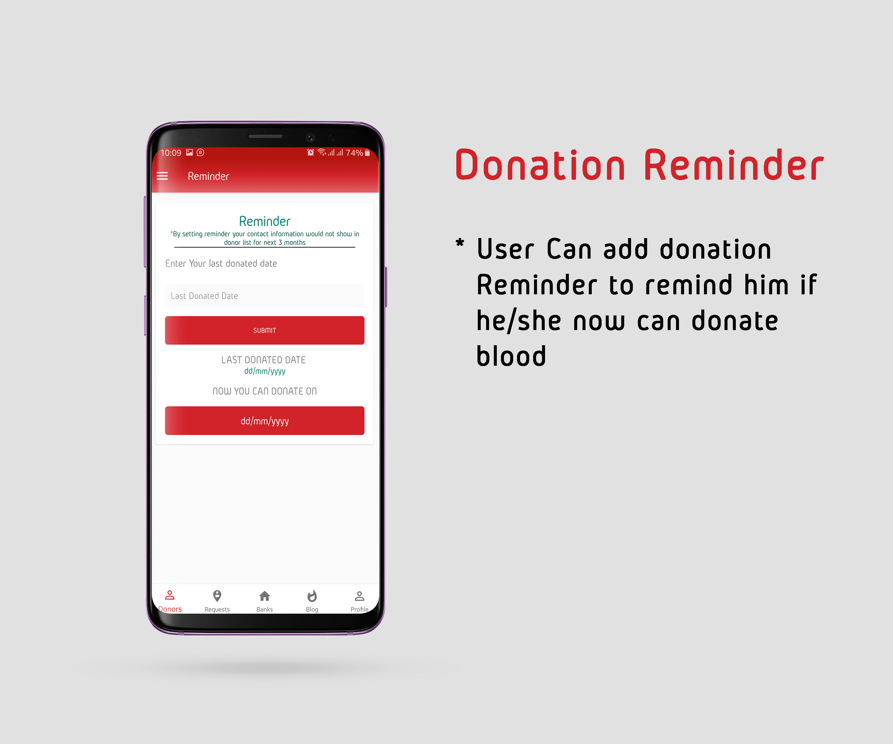 Blood Bank App Image