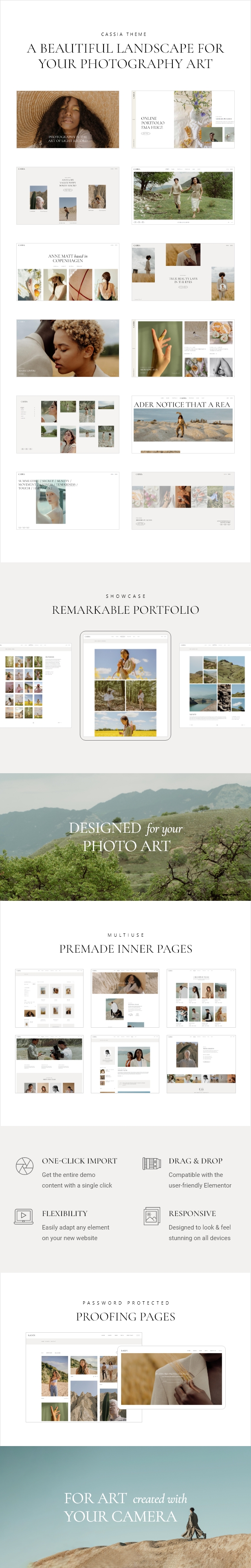 Cassia - Photography Portfolio WordPress Theme - 2