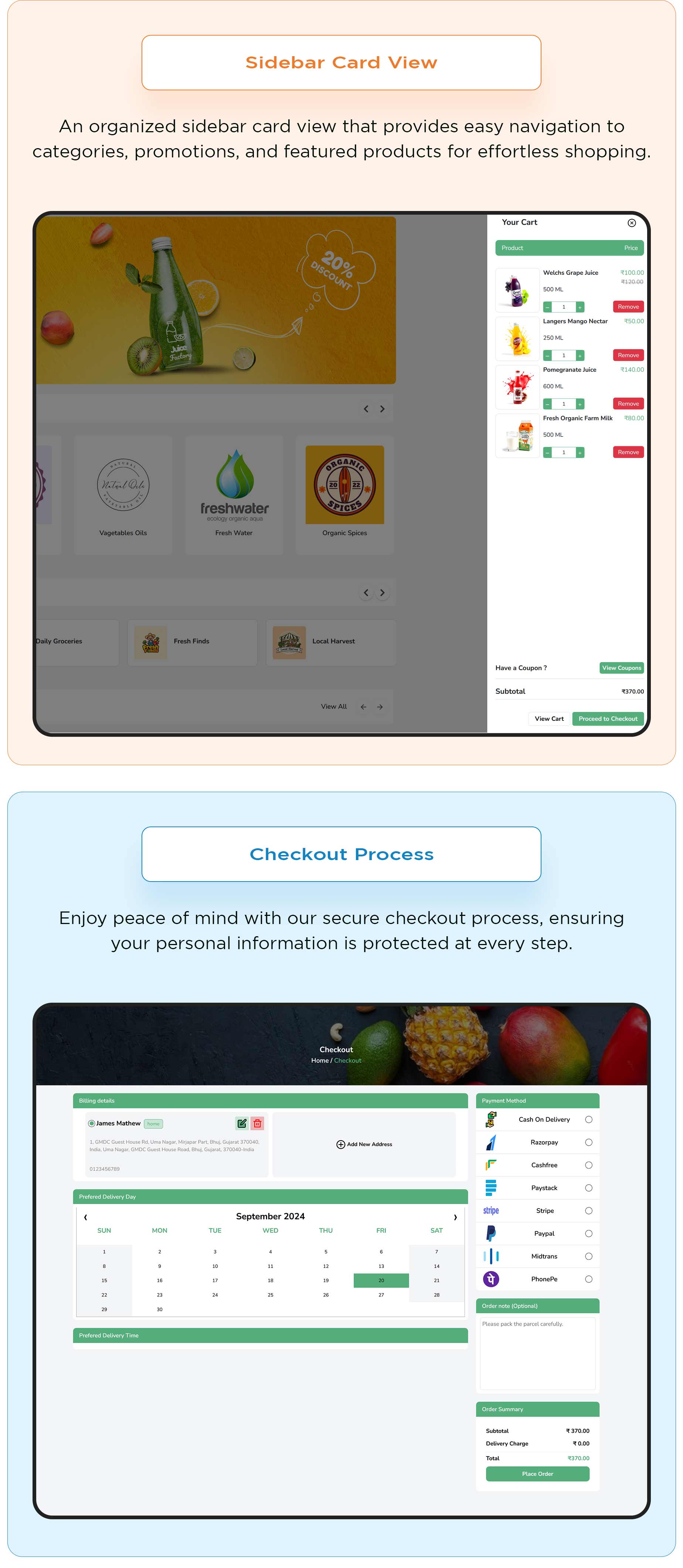 eGrocer - Online Multi Vendor Grocery Store, eCommerce Flutter Full App | Admin Panel | Web Version - 28