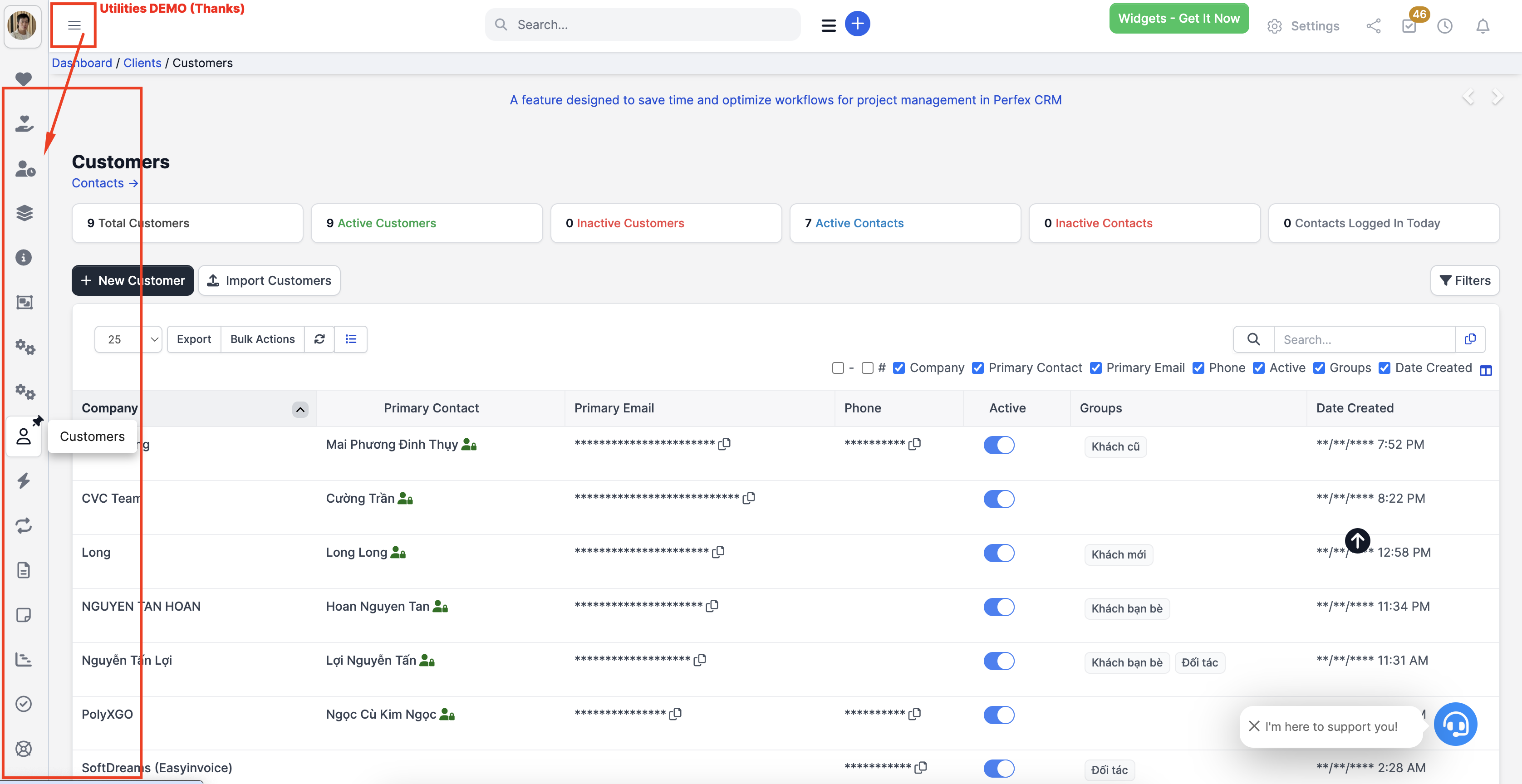 PolyUtilities for Perfex CRM: Quick Access Menu, Custom JS, CSS, and More - 26