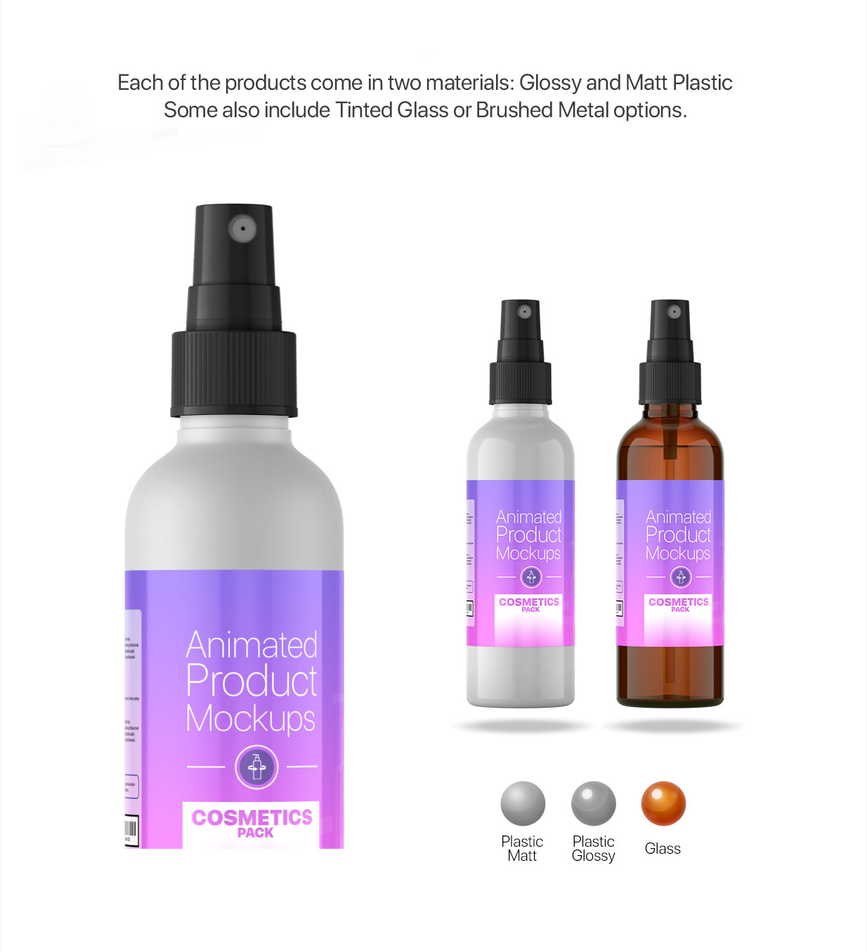 Animated Product Mockups - Cosmetics Pack - 4