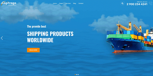 Logitrago - Transport & Logistics HTML Template - 3