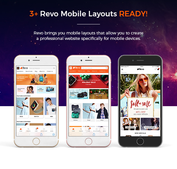 Revo - Drag & Drop Multipurpose OpenCart 3 & 2.3 Theme with 15 Layouts Ready