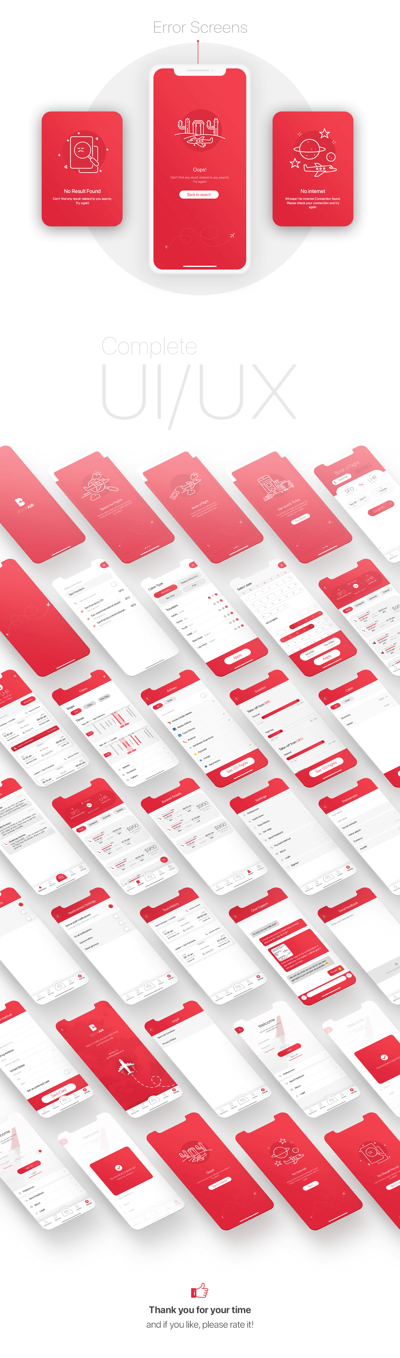 BookAir - Figma UI Kit for Mobile App - 7
