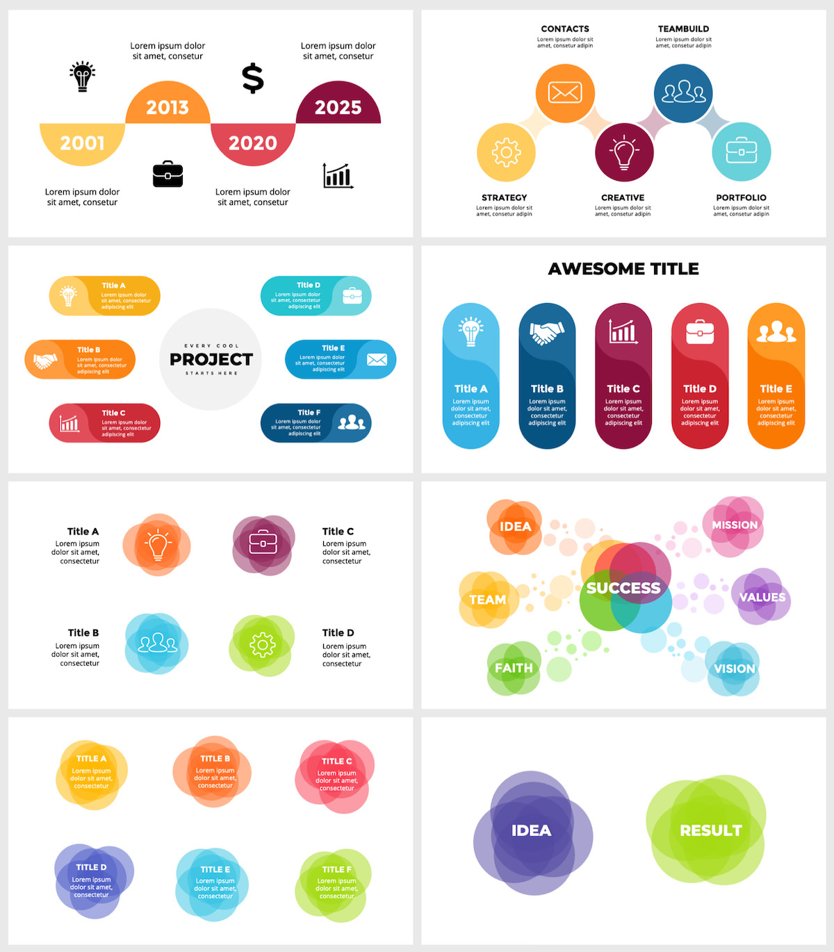 Wowly - 3500 Infographics & Presentation Templates! Updated! PowerPoint Canva Figma Sketch Ai Psd. - 131