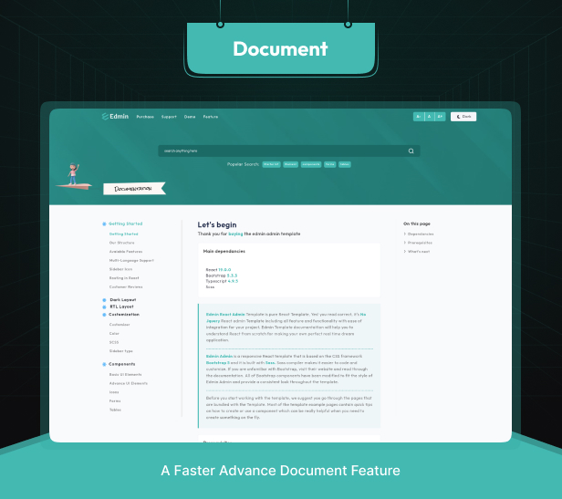 Edmin Admin Dashboard theme