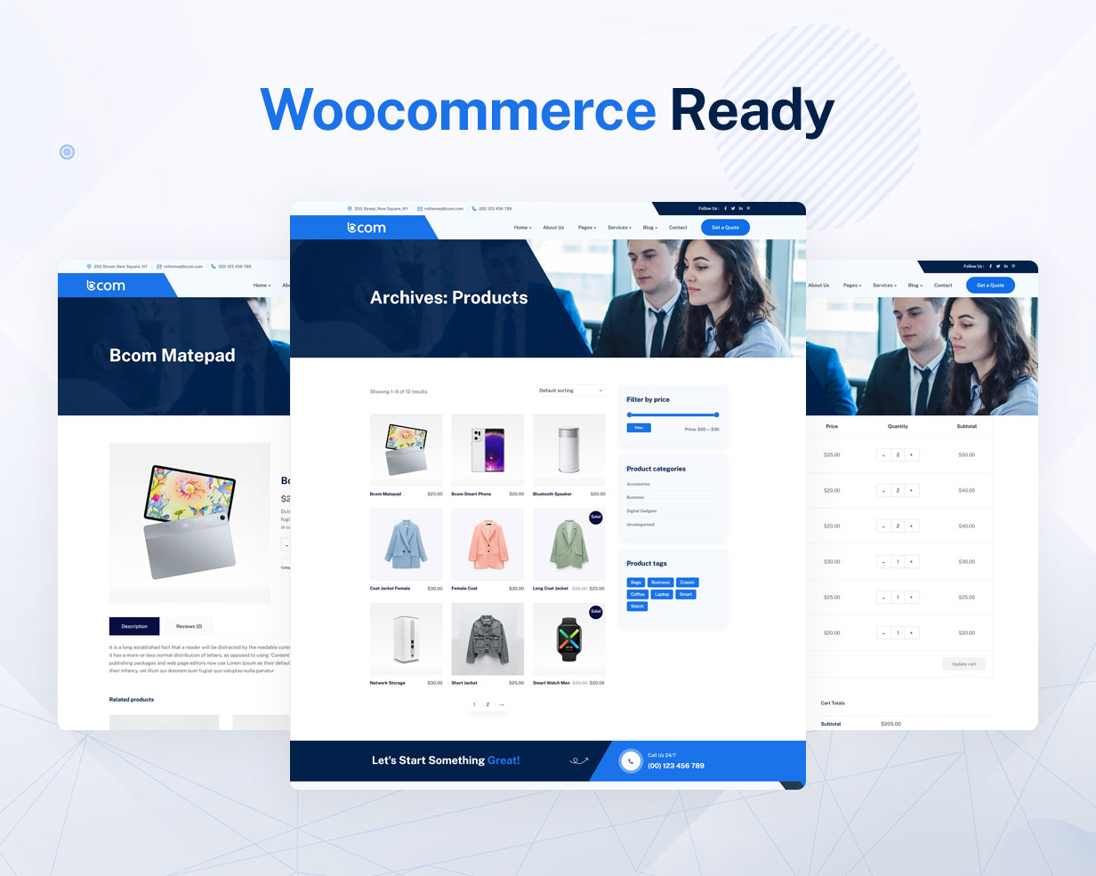 Bcom - Consulting Business WordPress Theme