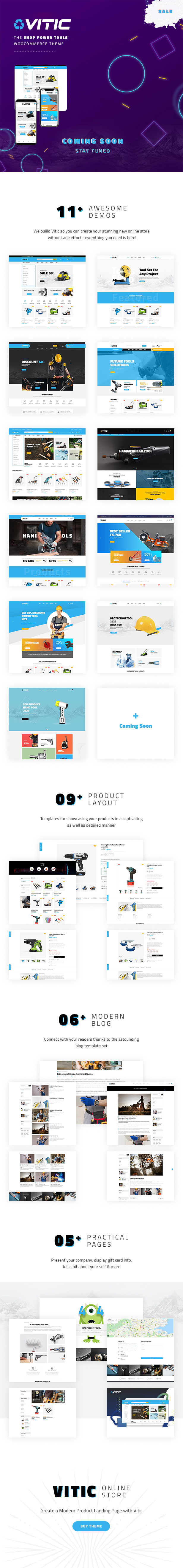 Vitic – Tools WooCommerce WordPress Theme - 1