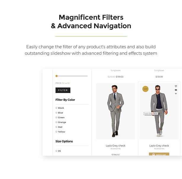 Awesome Filters & Navigation Limonta - Modern Fashion WooCommerce WordPress Theme