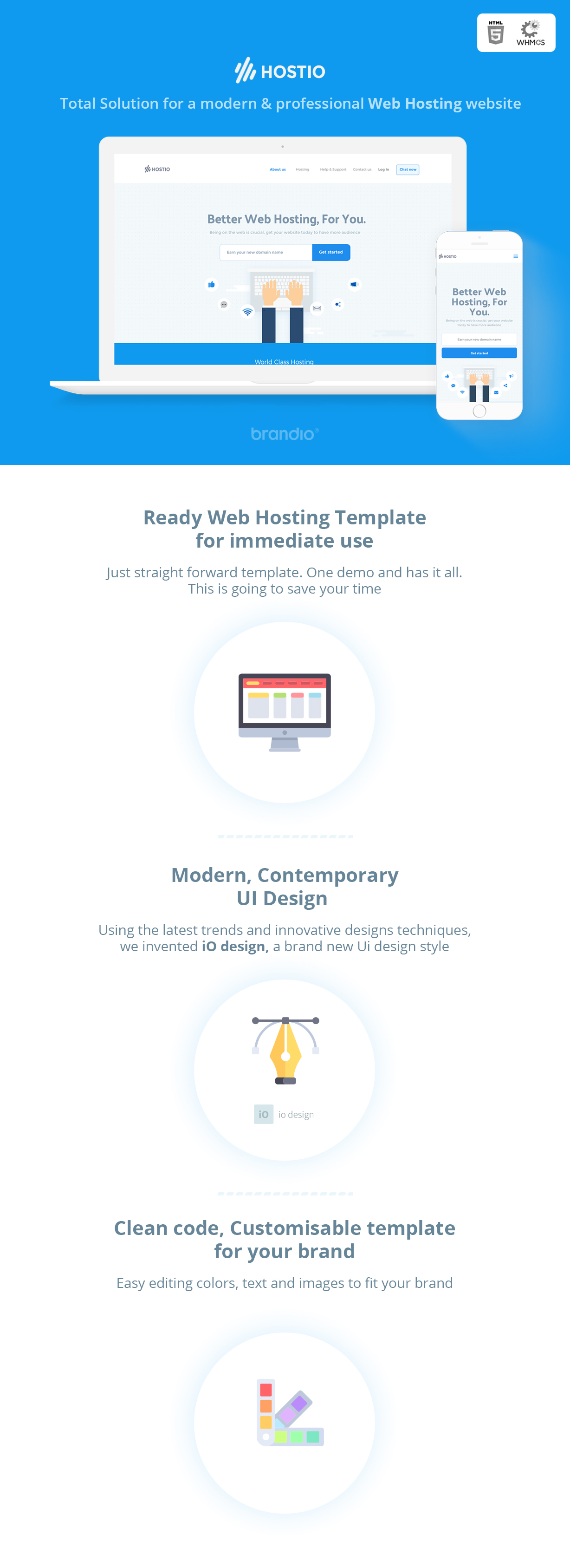 Hostio Web Hosting & WHMCS WordPress Theme - 3