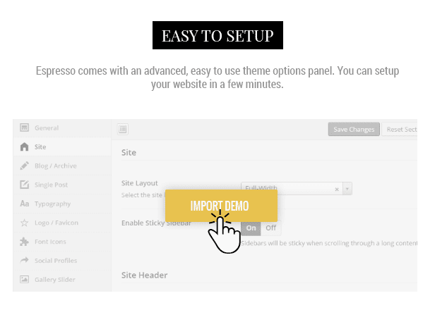 Easy to setup