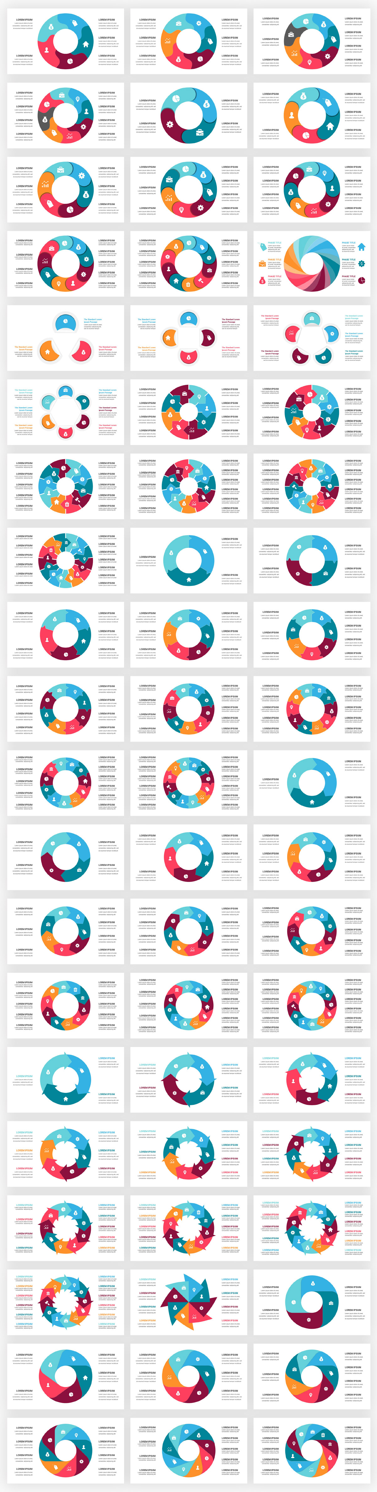 Infographics Complete Bundle PowerPoint Templates - 43