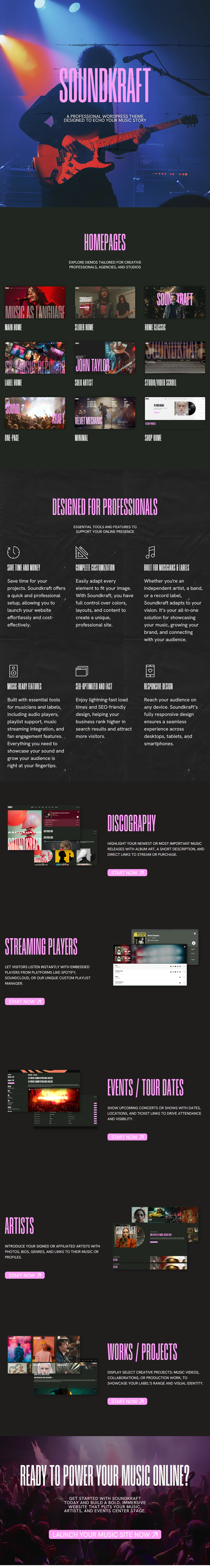 SoundKraft Theme Presentation