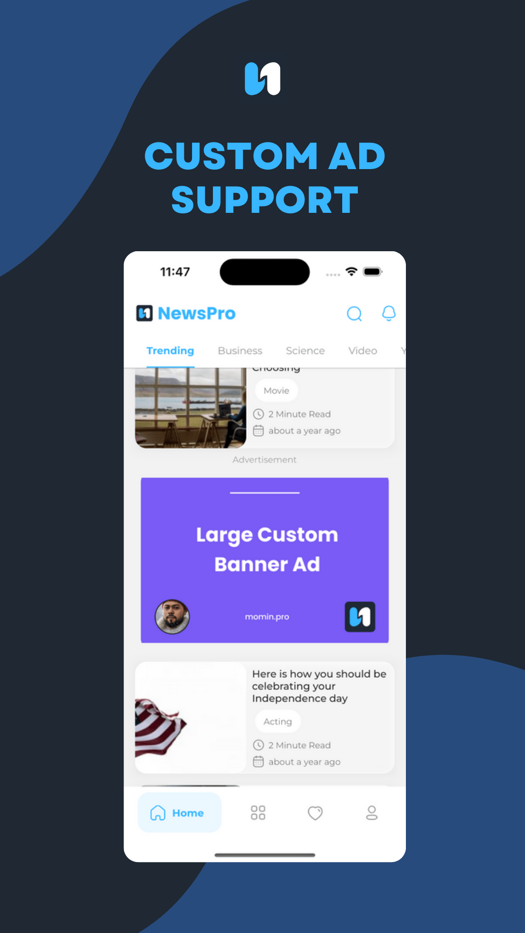 NewsPro - Blog/News/Article App For WordPress - 11