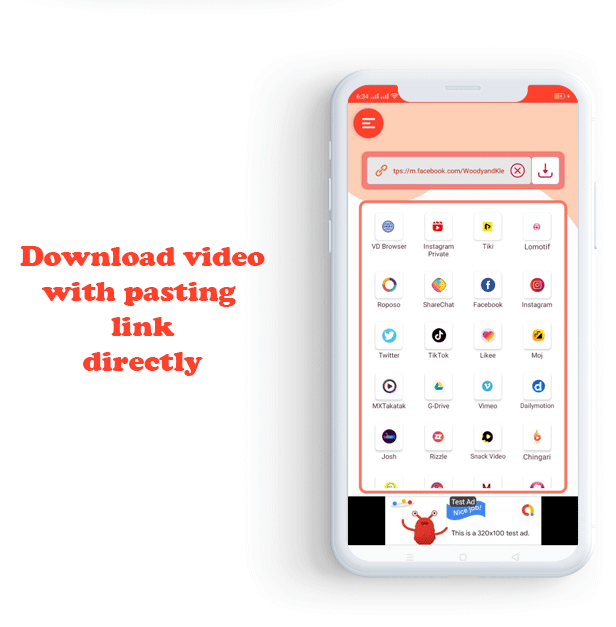 Total Video Downloader Without Watermark Status Saver App + video downloader browser (100+ sources) - 6