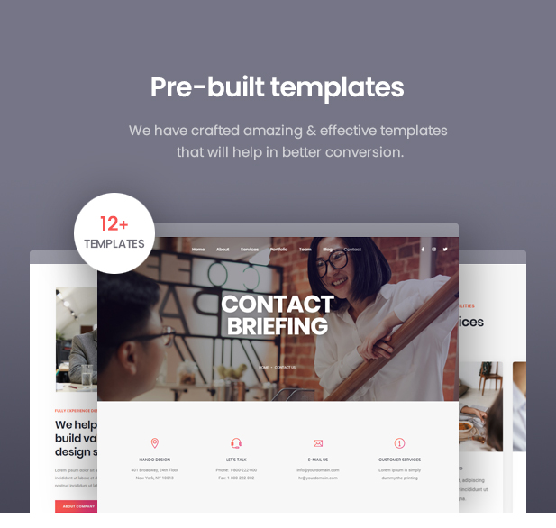 Hando - Corporate & Portfolio Elementor Template Kit - 4