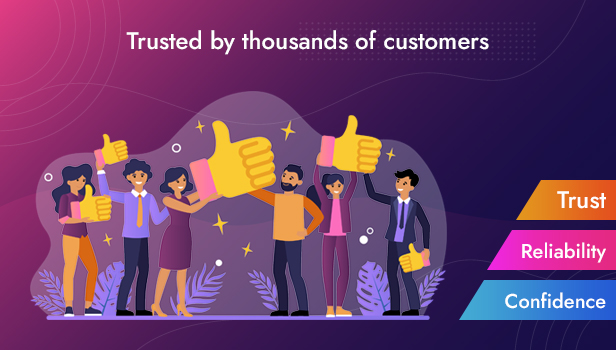 Trusted by thosuands of customers