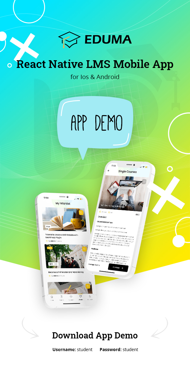 Eduma Mobile - React Native LMS Mobile App for iOS & Android - 6