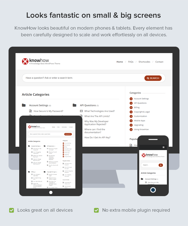 KnowHow - A Knowledge Base WordPress Theme - 1