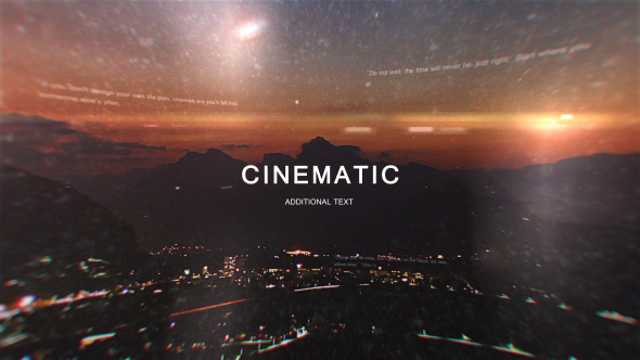 Cinematic Trailer - 7