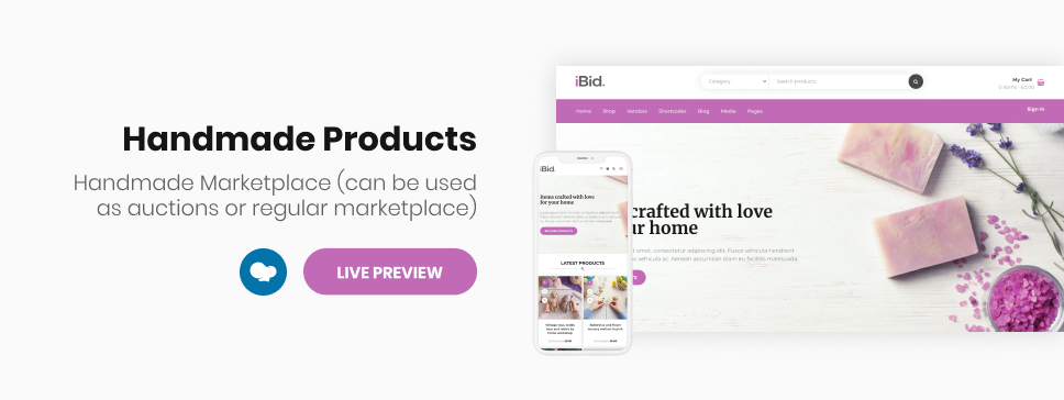 iBid - Tema WooCommerce de leilões de vários fornecedores - 15