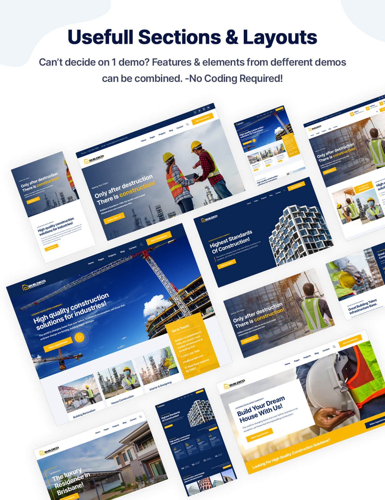 Buildico Construction and Building WordPress Theme