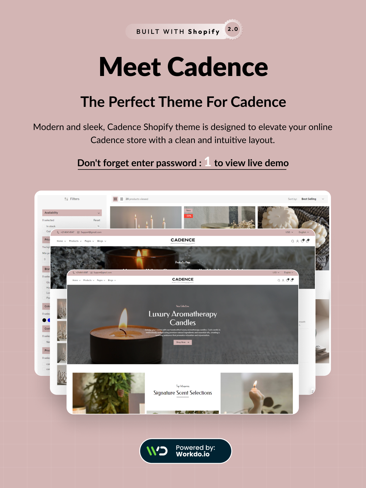 Cadence - Candles Shop Responsive Shopify 2.0 Theme - 8