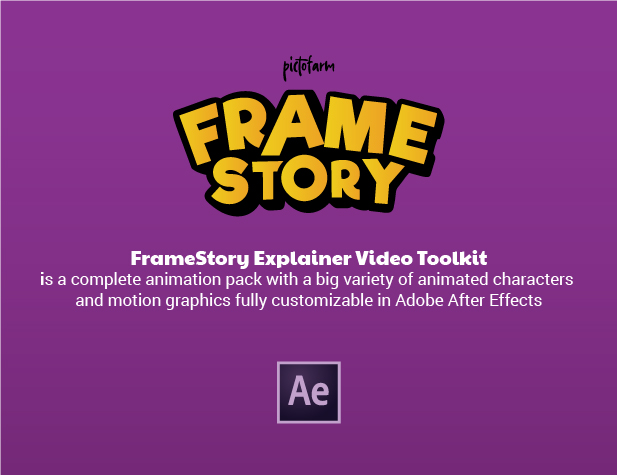 FrameStory I Explainer Character Animation Toolkit with Built In UI - 34