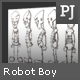 Pixeljunkyard's Robot Boy Character Sheet