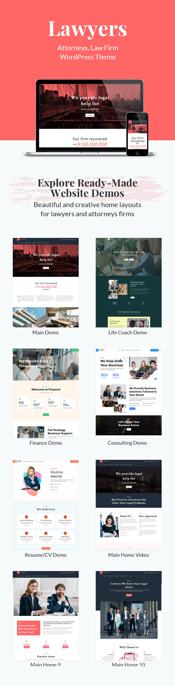 Lawyers - Attorney Law Consulting Theme - 2