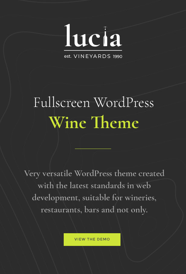 Lucia - Wine WordPress Theme